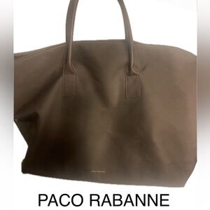 PACO RABANNE Weekend Bag Brown New